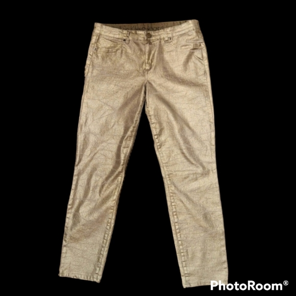 Calvin Klein Silver Jegging Jeans - Picture 1 of 7